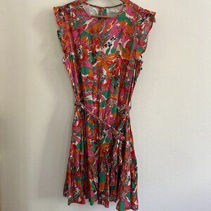Marine Layer Laney Mini Dress in Vintage Floral Print | Size: Large